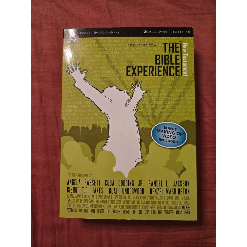 The Bible Experience New Testament Audio CD Set TNIV 18 Discs Zondervan TNIV